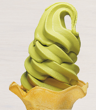 談合坂SA上り 南部緑茶ソフト