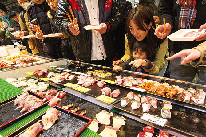 仁井田商店 売り場