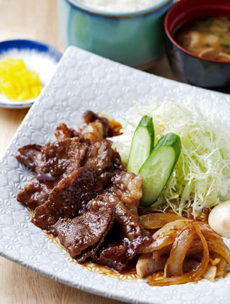 嬉野PA　焼肉定食