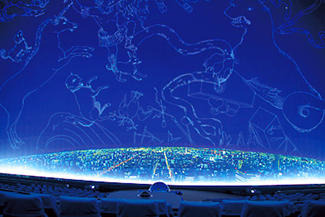 大阪市立科学館 ドームスクリーン