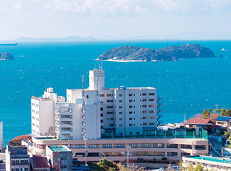 ホテル明山荘 高台