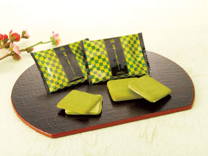 茨城さしま茶ラングドシャ 14枚入り1080円