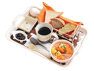 ミンデンさんのパンモーニングセット500円