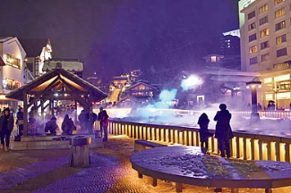 湯畑キャンドル「夢の灯り」