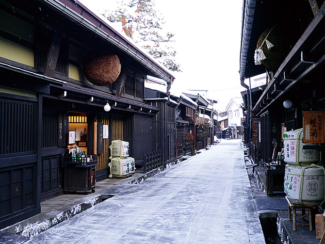 中橋・古い町並