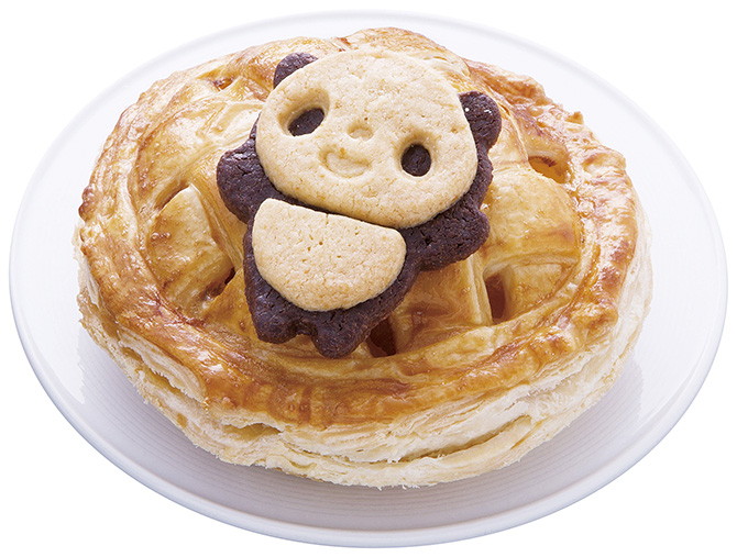 パンダのアップルパイ(小ホール・直径12cm)/850円