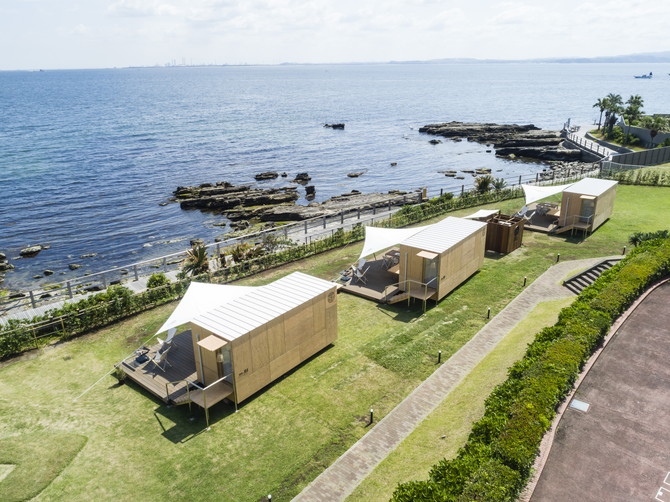 snow peak glamping 京急観音崎