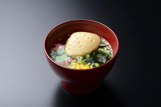 ふやき御汁 宝の麩　潮（加賀麩不室屋　金沢百番街店）