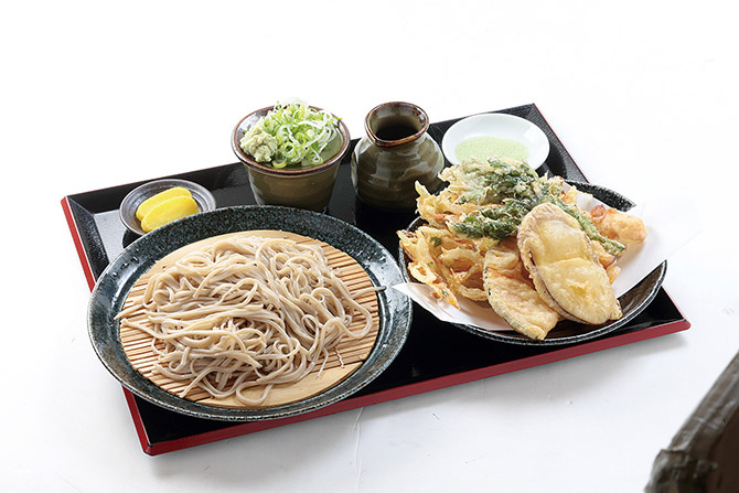 天ざるそば 1180円