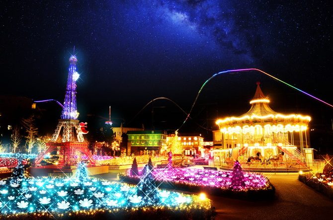 カラフルな光の花畑にうっとり クリスマスに染まる リサとガスパールタウン じゃらんニュース