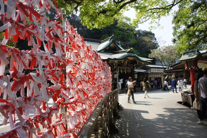 江島神社「辺津宮(へつみや)」