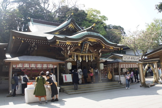 江島神社「辺津宮(へつみや)」