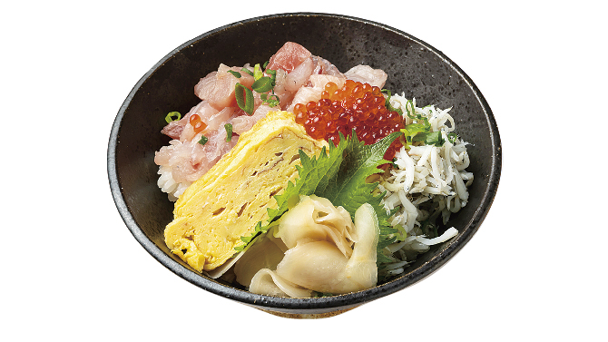 漁師風ぶっかけ魚丼