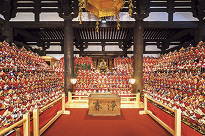 第14回「町家の雛めぐり」と「壷阪寺大雛曼荼羅」