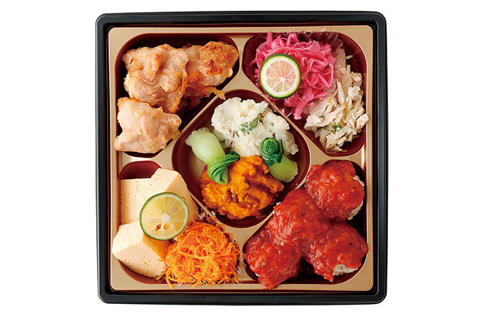 八種の人気者にぎわいプレート