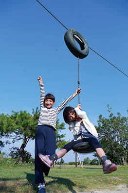 滑り台がすごい公園