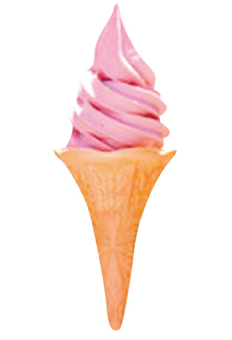 巨峰ソフトクリーム