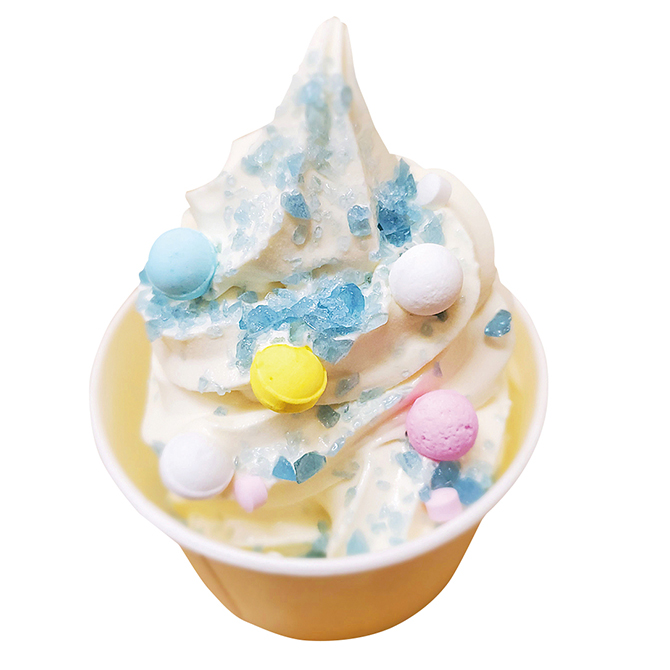 ポッピンラムネソフトクリーム