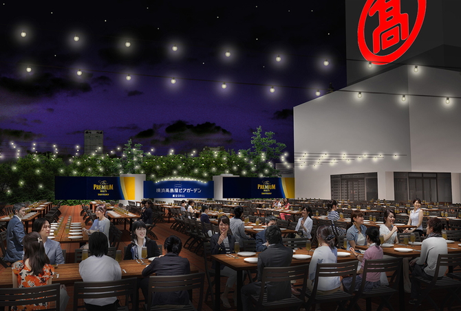横浜高島屋ビアガーデン 星空GRILL