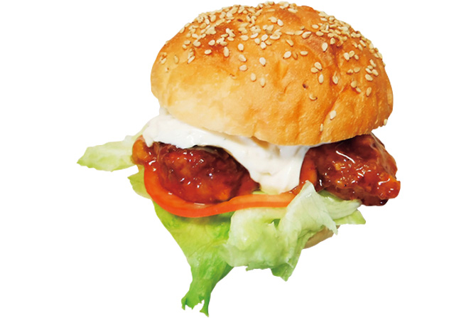 せんざんき甘辛バーガー