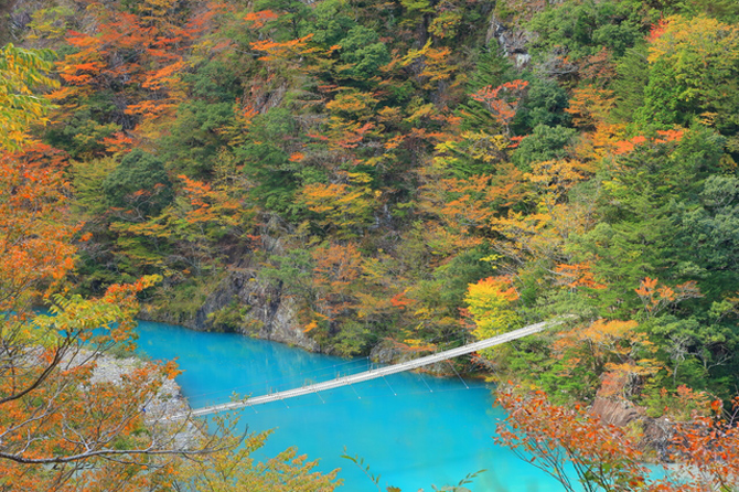 寸又峡 夢のつり橋