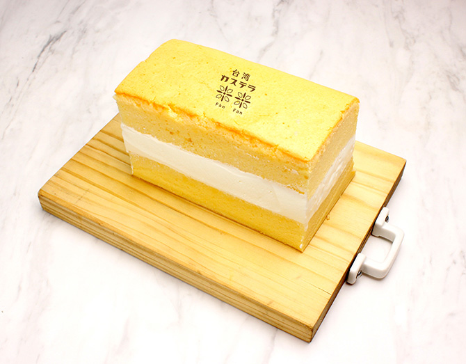 台湾カステラプレーン（蜂蜜入り）生クリームサンド