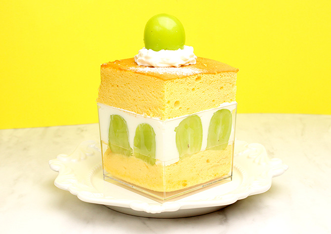 台湾カステラショートケーキ シャインマスカット