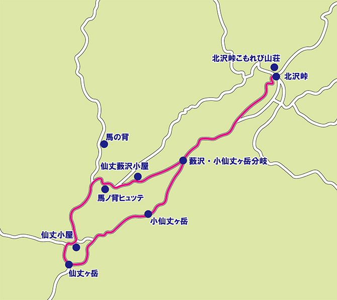 北部・仙丈ヶ岳