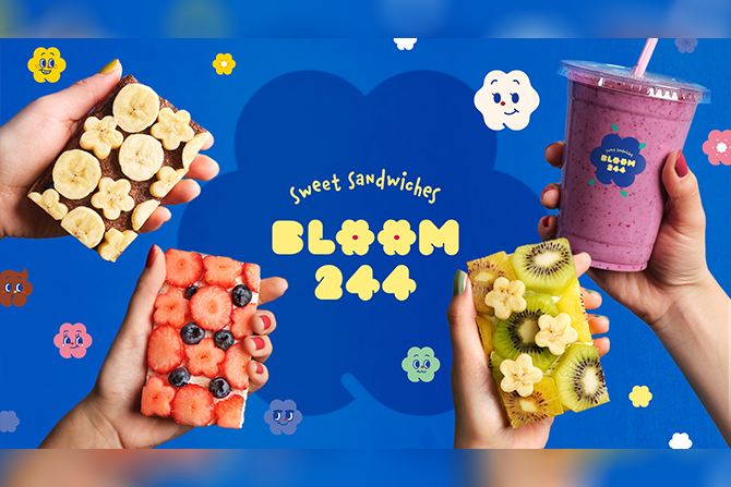 新大久保に“フルーツオープンサンド専門店”が登場！花がのった見た目は