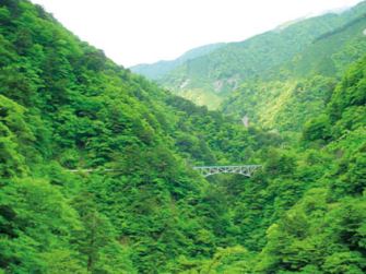 寸又峡温泉