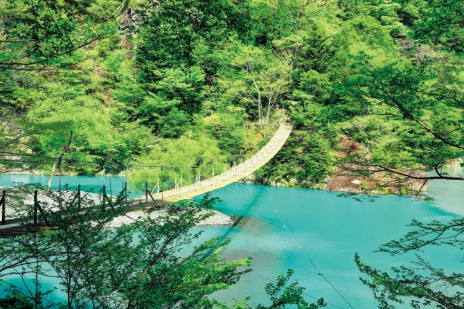 寸又峡 夢のつり橋