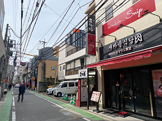 大名に韓国ストリートが出現!?