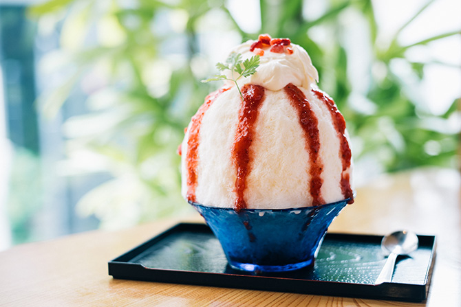 三軒茶屋｢和kitchen かんな｣の絶品かき氷。おいしさの秘密は？紫芋など