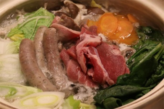 ほっかほかラム生姜鍋