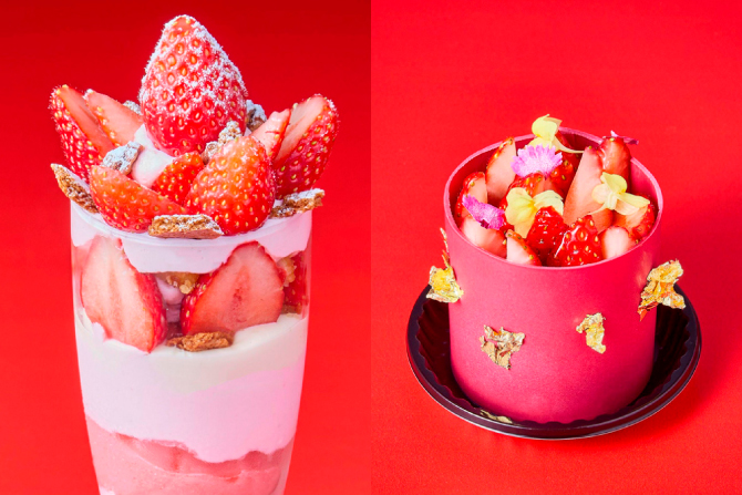 2022＞東京ミッドタウン「いちごフェア」が開催！パフェやケーキ