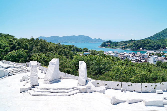 耕三寺博物館 未来心の丘