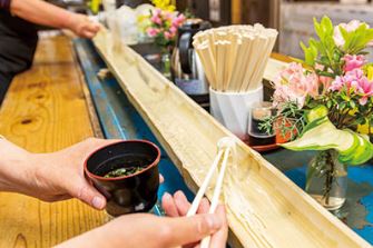 元祖流しそうめん「千穂の家」