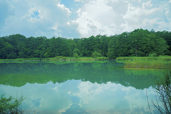 五色沼湖沼群 るり沼