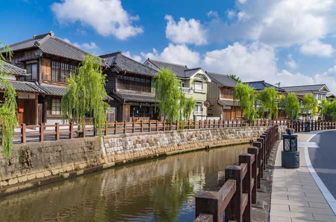 水郷佐原の街並み