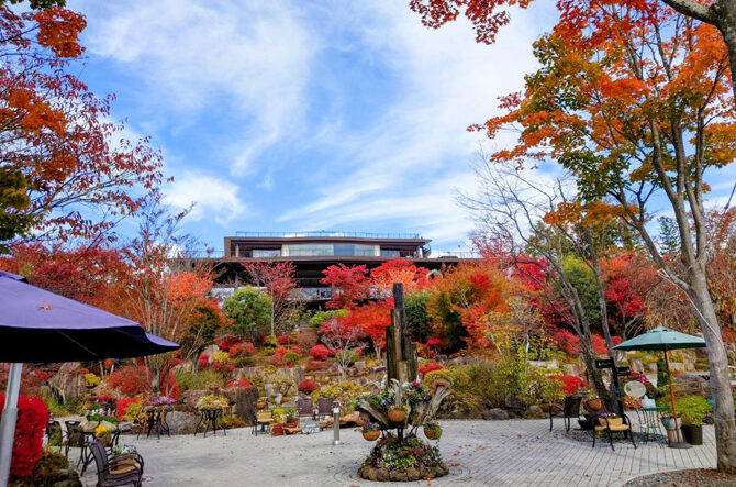 ハーブ庭園旅日記富士河口湖庭園