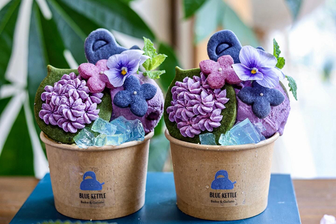 雨の日でもおでかけしたくなる！華やかでかわいい「あじさいスイーツ