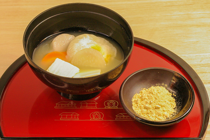 きなこ雑煮