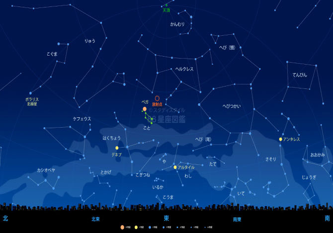 4月こと座流星群