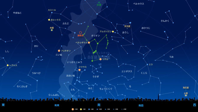 オリオン座流星群