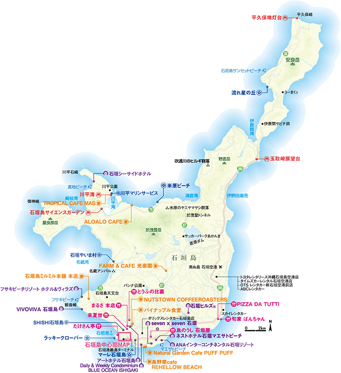 石垣島マップ