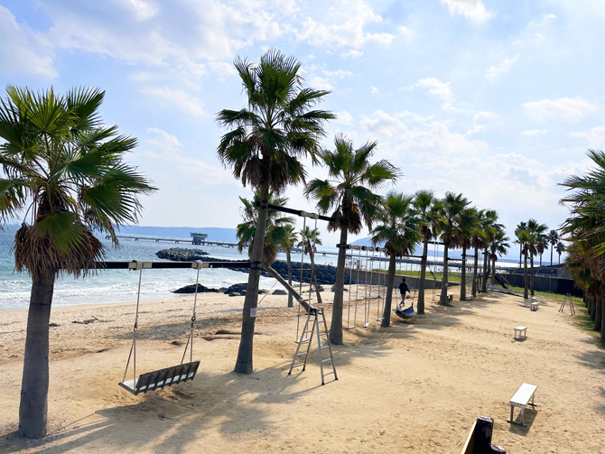 ヤシの木ブランコ