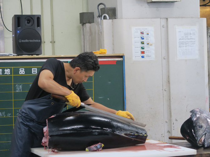 横浜市中央卸売市場本場「水産仲卸棟の一般開放」