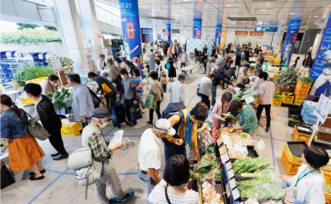 オーガニックファーマーズ朝市村