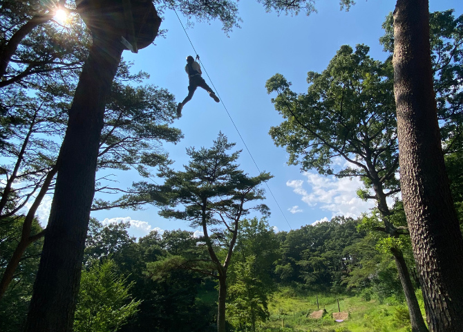 那須の森の空中アスレチック NOZARU