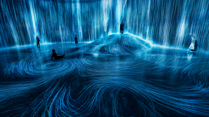 森ビル デジタルアート ミュージアム：エプソン チームラボボーダレス